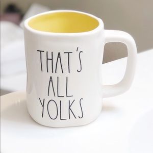FINAL! Rae Dunn That’s all Yolks Mug